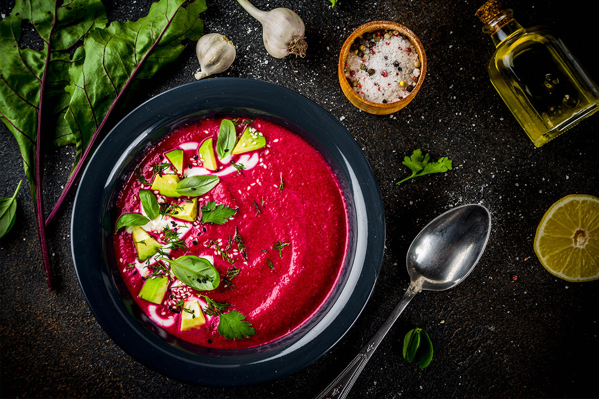 Cremige Rote Beete Suppe